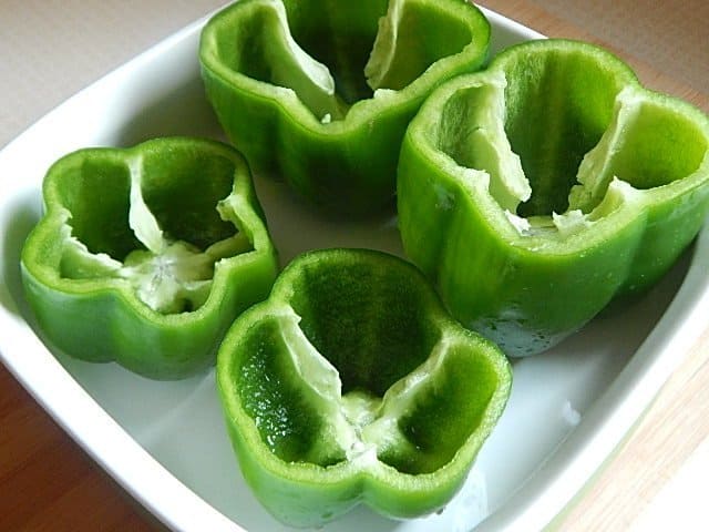 Green Bell Pepper – Mincing