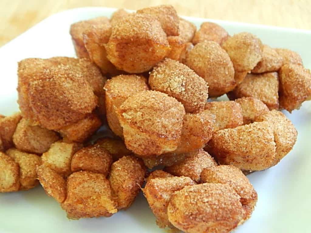 Mini Monkey Bread with homemade dough - Aqueena The Kitchen