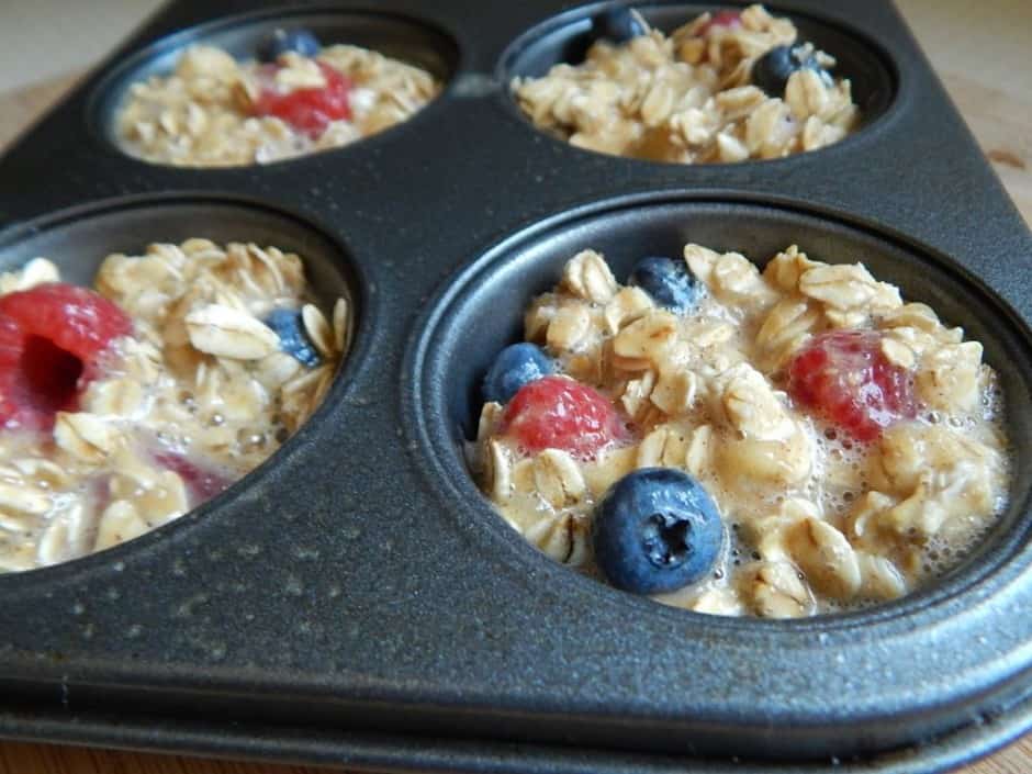 Banana Oat Blueberry Muffins Drizzle Me Skinny!