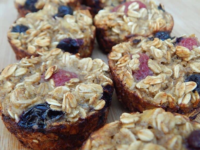 Banana Oat Blueberry Muffins Drizzle Me Skinny!
