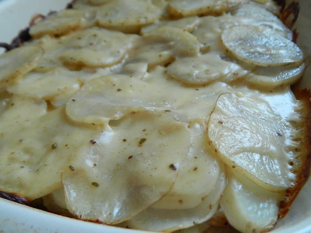 scalloped potato and sausage casserole 