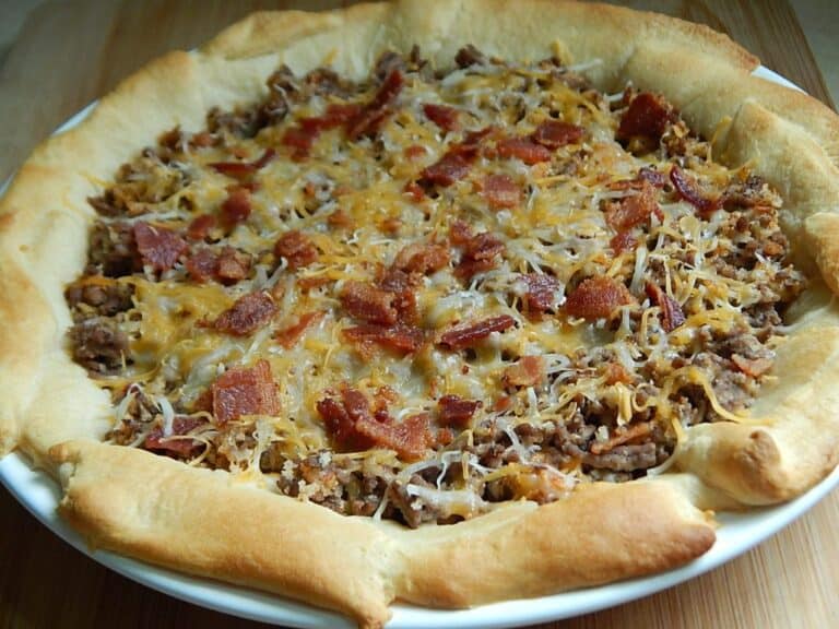 Impossible Cheeseburger Pie Drizzle Me Skinny!