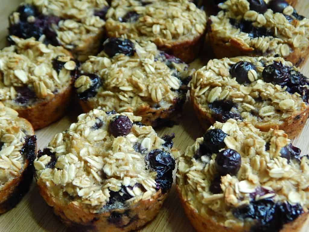 weight watchers blueberry oatmeal muffins