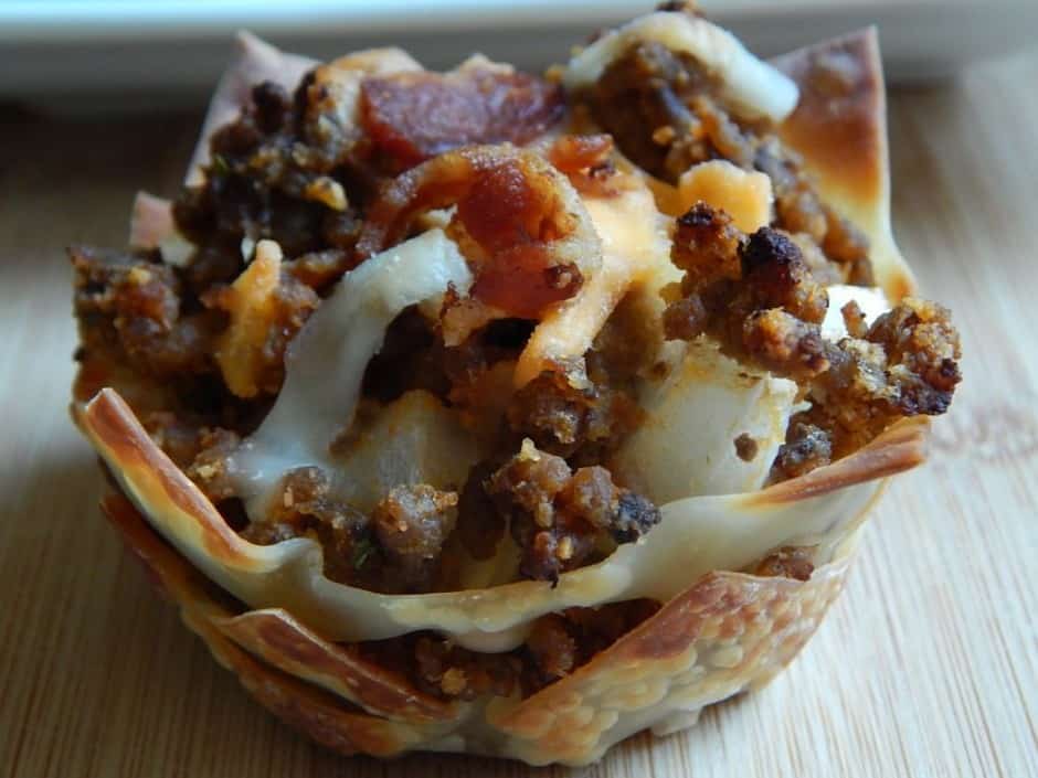 Bacon cheeseburger cupcakes Drizzle Me Skinny!