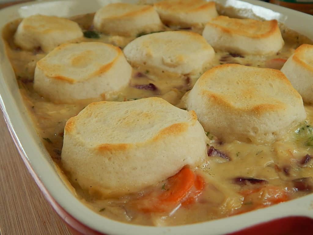 chicken pot pie casserole