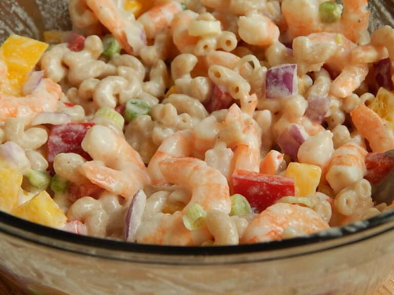 Shrimp alfredo pasta casserole Drizzle Me Skinny!