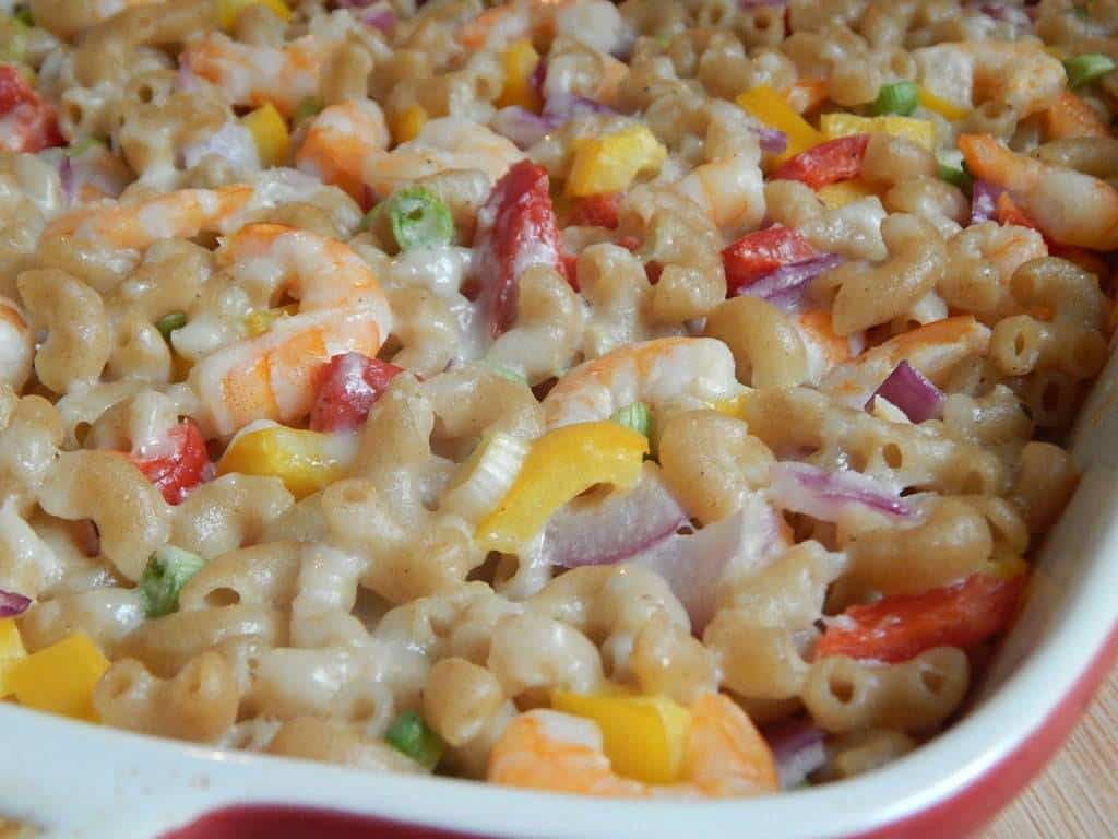 shrimp alfredo casserole