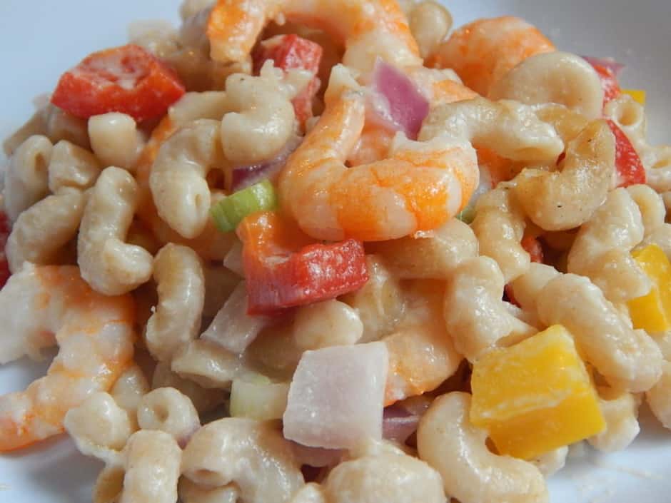 Shrimp alfredo pasta casserole Drizzle Me Skinny!