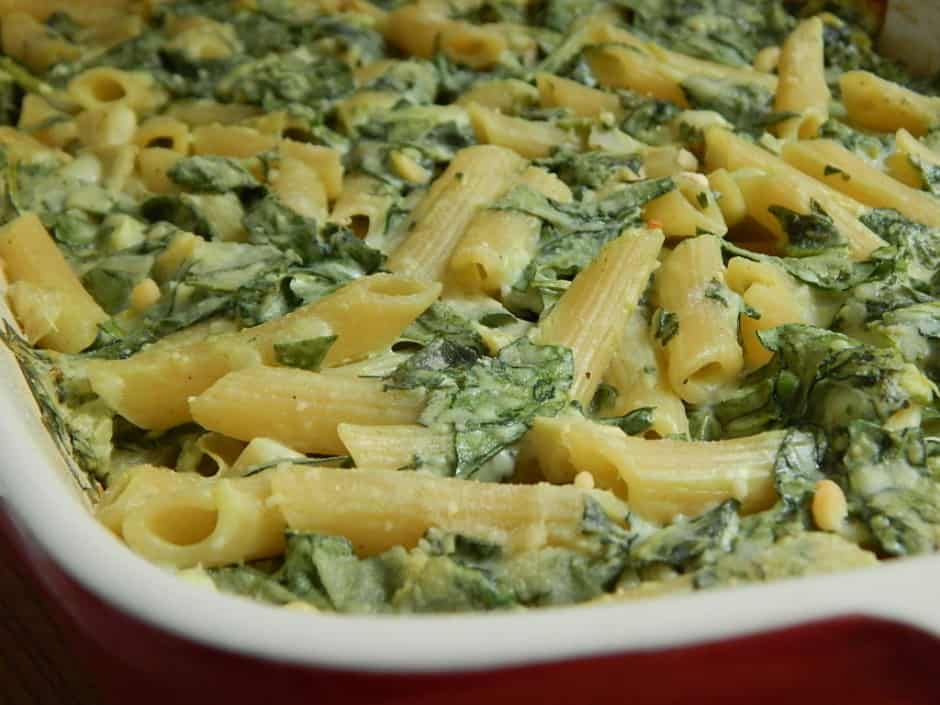 Spinach Artichoke Pasta Bake Drizzle Me Skinny!
