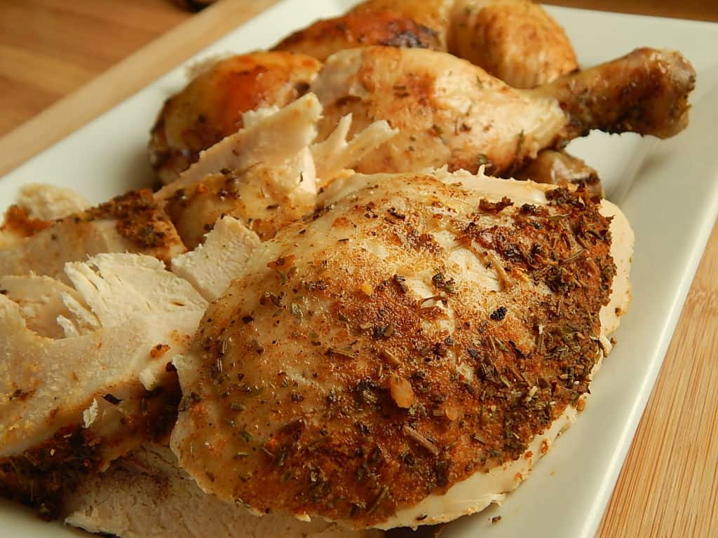 How To Make Rotisserie Chicken in Your Crockpot! - The Kitchen Magpie