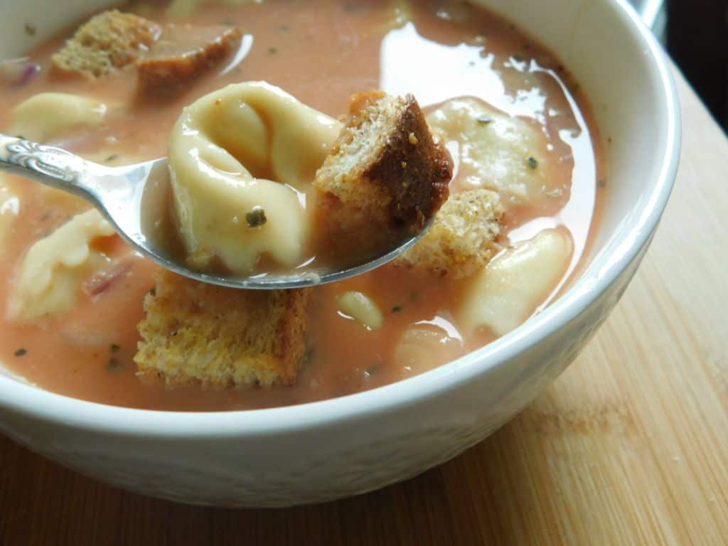 Tomato Tortellini Soup - Life With My Littles