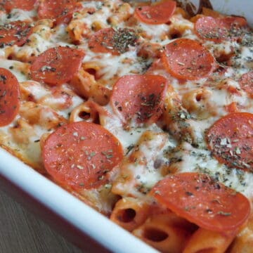 Pepporoni Pasta Bake