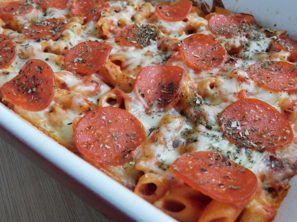 Pepperoni pizza pasta bake - Best pasta recipes