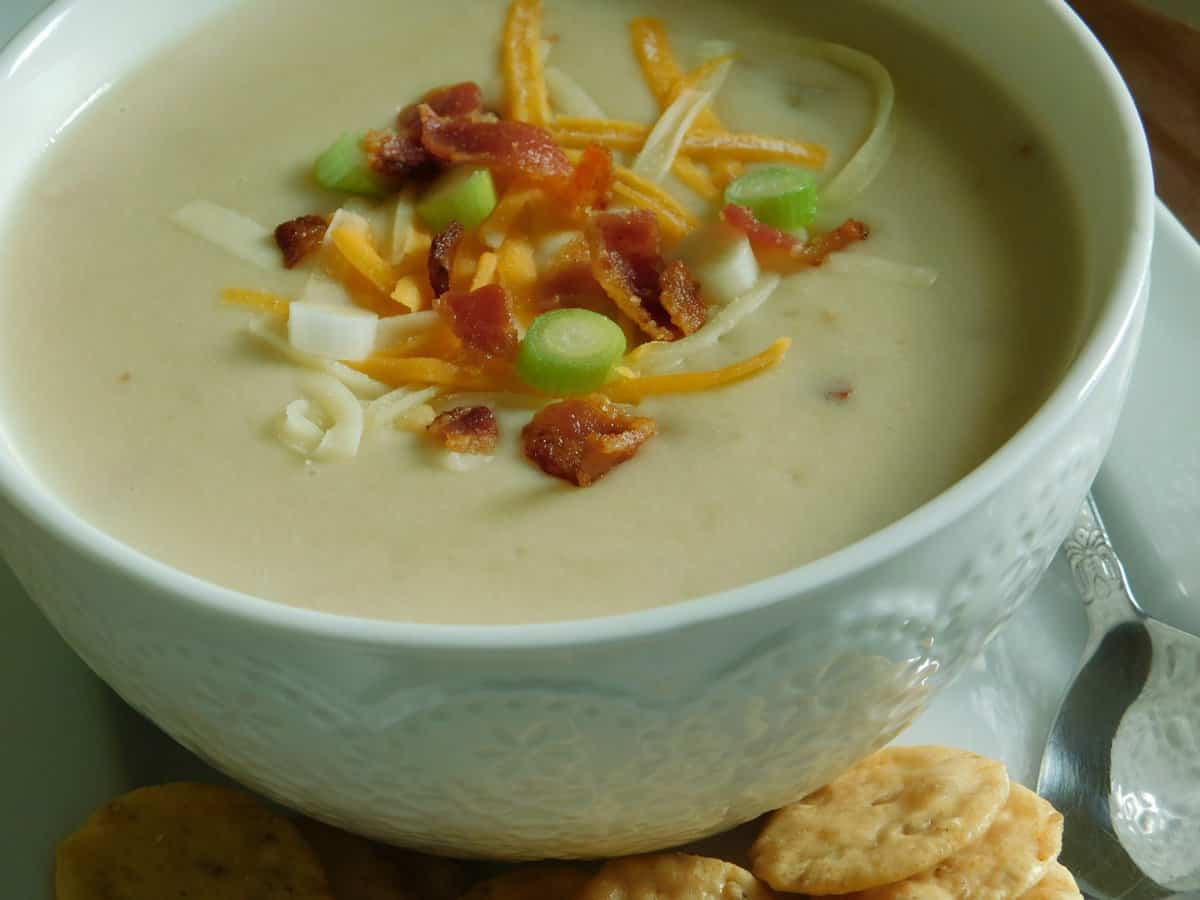 Weight watchers baked potato soup - Drizzle Me Skinny!