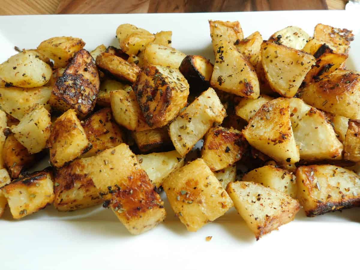 How to cut potatoes into cubes - Eat Well Spend Smart