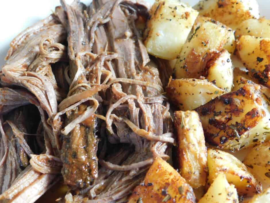 Slow cooker brisket with homemade BBQ sauce Drizzle Me Skinny!