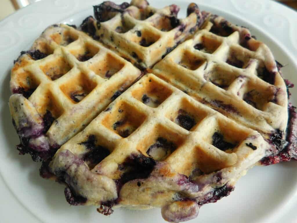 Blueberry Lemon Waffles Drizzle Me Skinny!