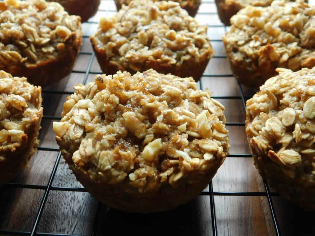 Banana Walnut Oatmeal Muffins Drizzle Me Skinny!