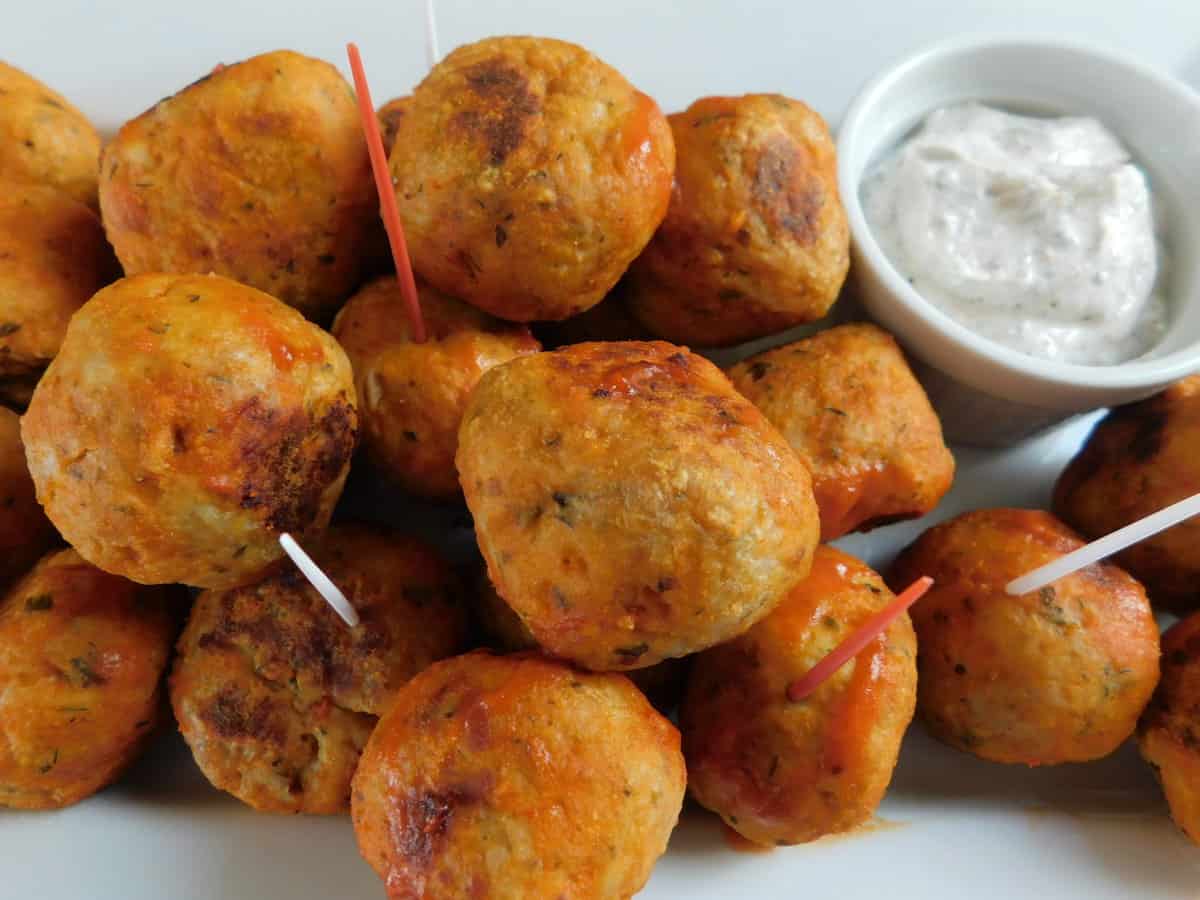 Blue Cheese Buffalo Chicken Balls – Life of the Party Always!