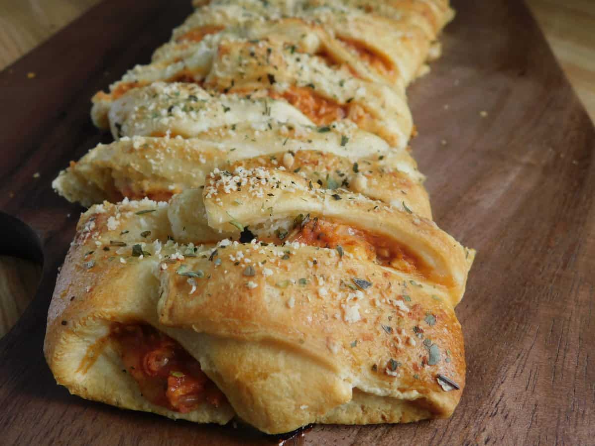 baked chicken parmesan croissant bread