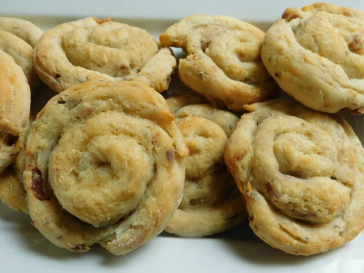 Garlic parmesan bacon wheels Drizzle Me Skinny!