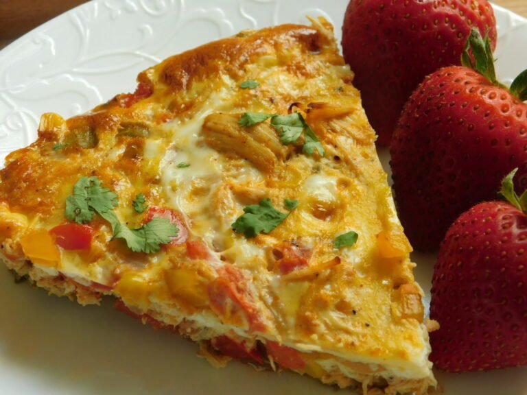 Chicken Frittata (Southwestern Style) - Drizzle Me Skinny!
