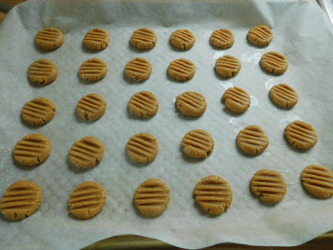 Mini Peanut Butter Cookies - Drizzle Me Skinny!
