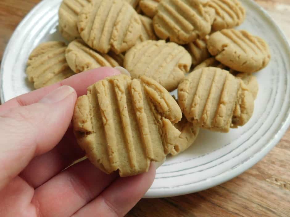 Mini Peanut Butter Cookies - Drizzle Me Skinny!