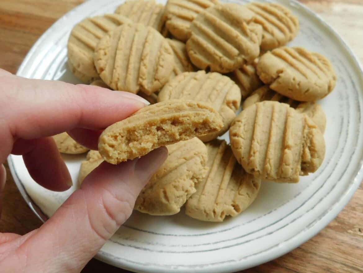 Mini Peanut Butter Cookies - Drizzle Me Skinny!