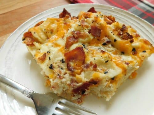 Everything Bagel Casserole - Drizzle Me Skinny!