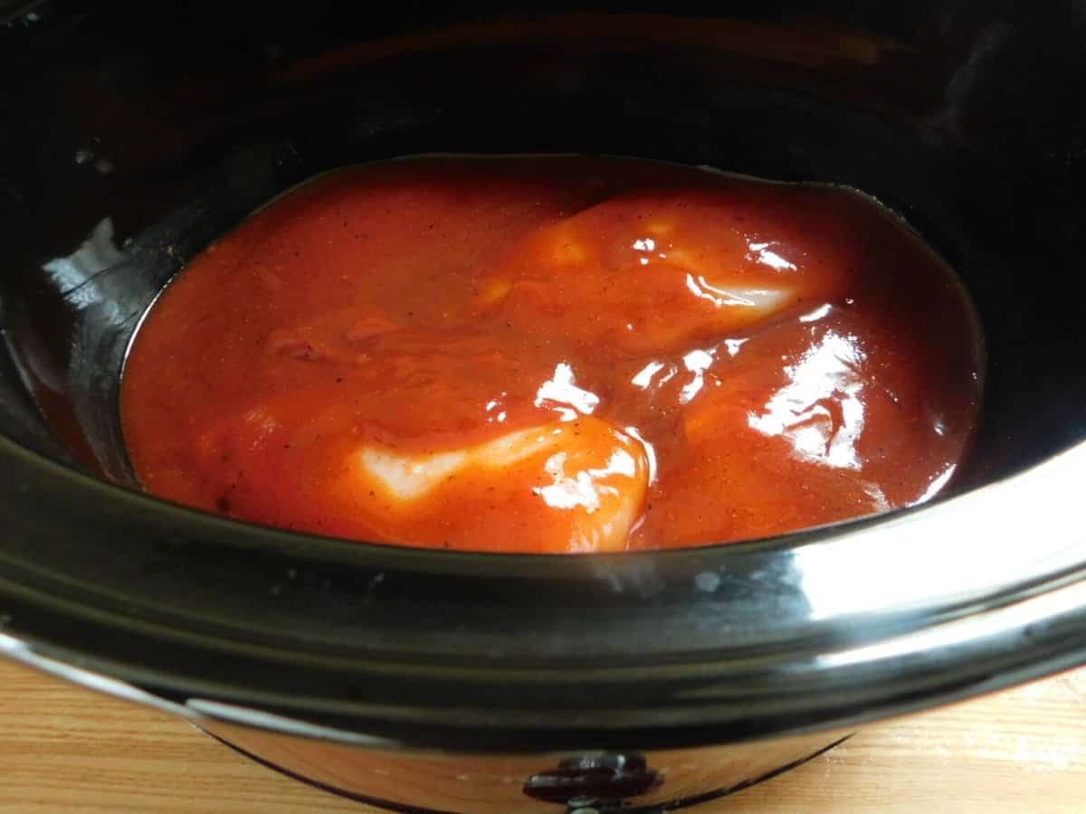 Easy slow cooker pulled chicken Drizzle Me Skinny!