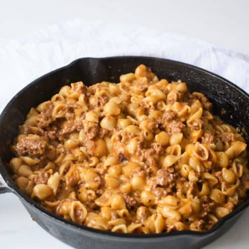 Homemade hamburger helper - Drizzle Me Skinny!