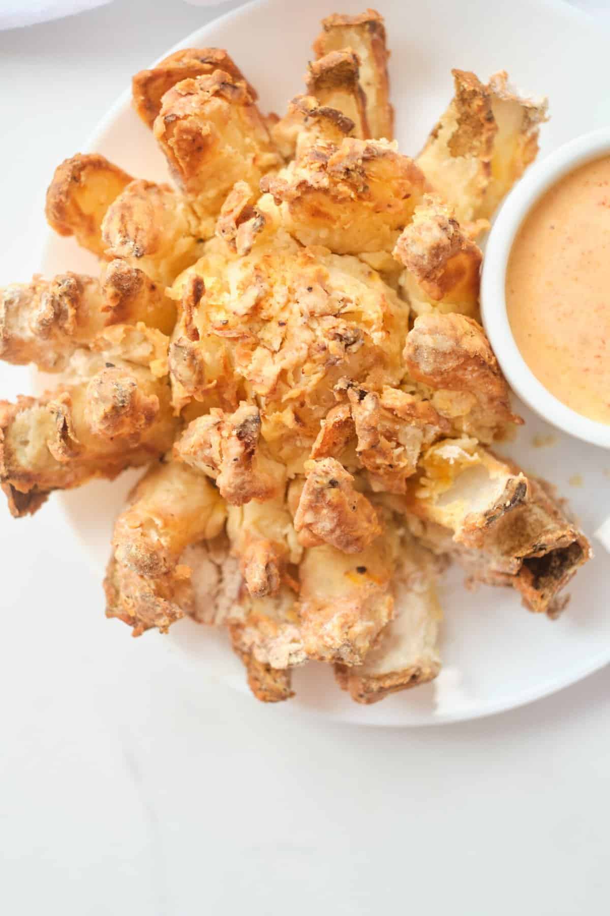 Air-Fryer Blooming Onion — The Skinny Fork