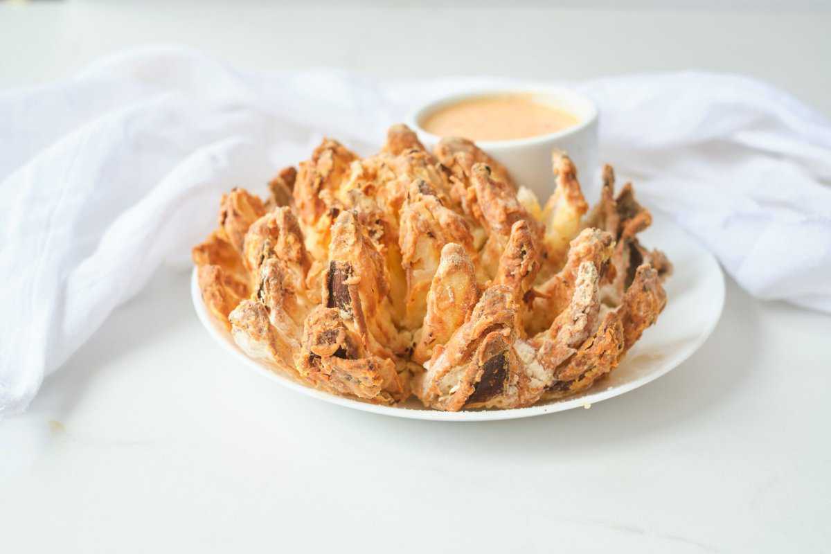 Air-Fryer Blooming Onion — The Skinny Fork