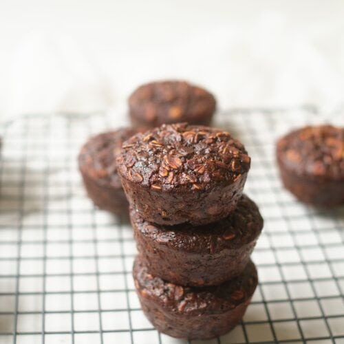 Mini Double Chocolate Muffins