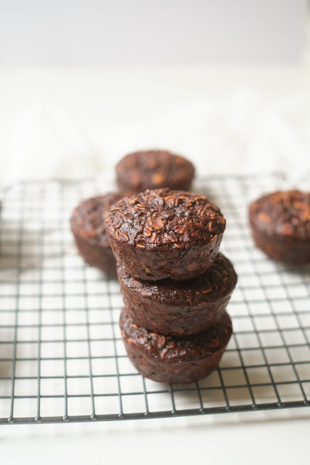 Double chocolate espresso mini muffins