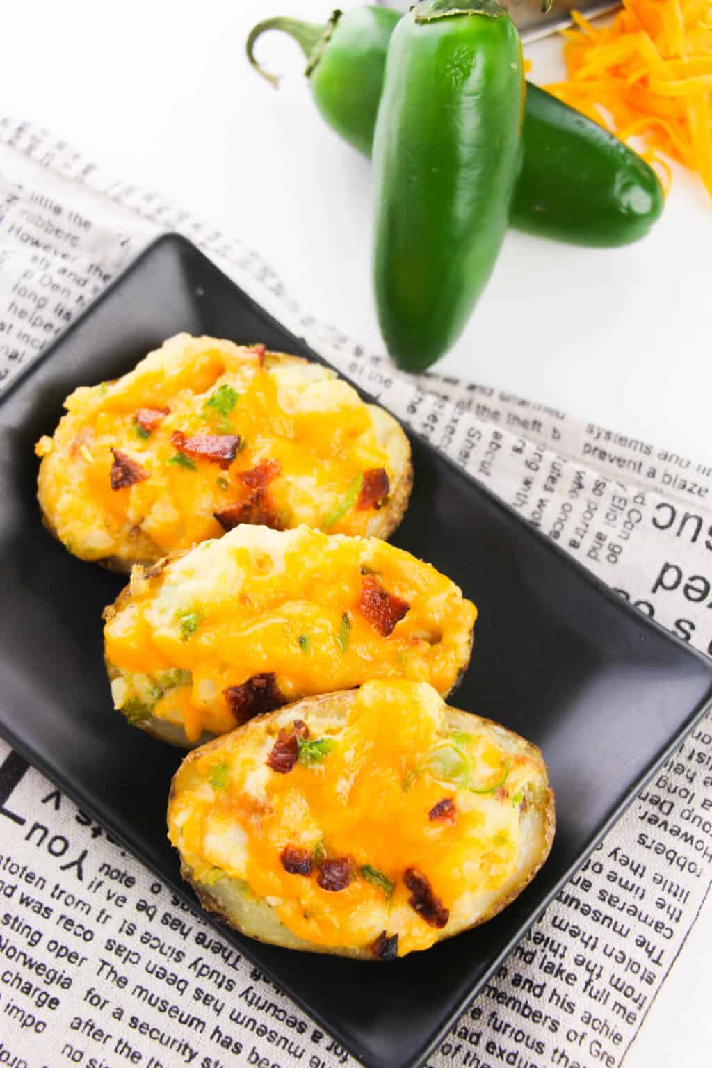 Jalapeno loaded baked potato Drizzle Me Skinny!