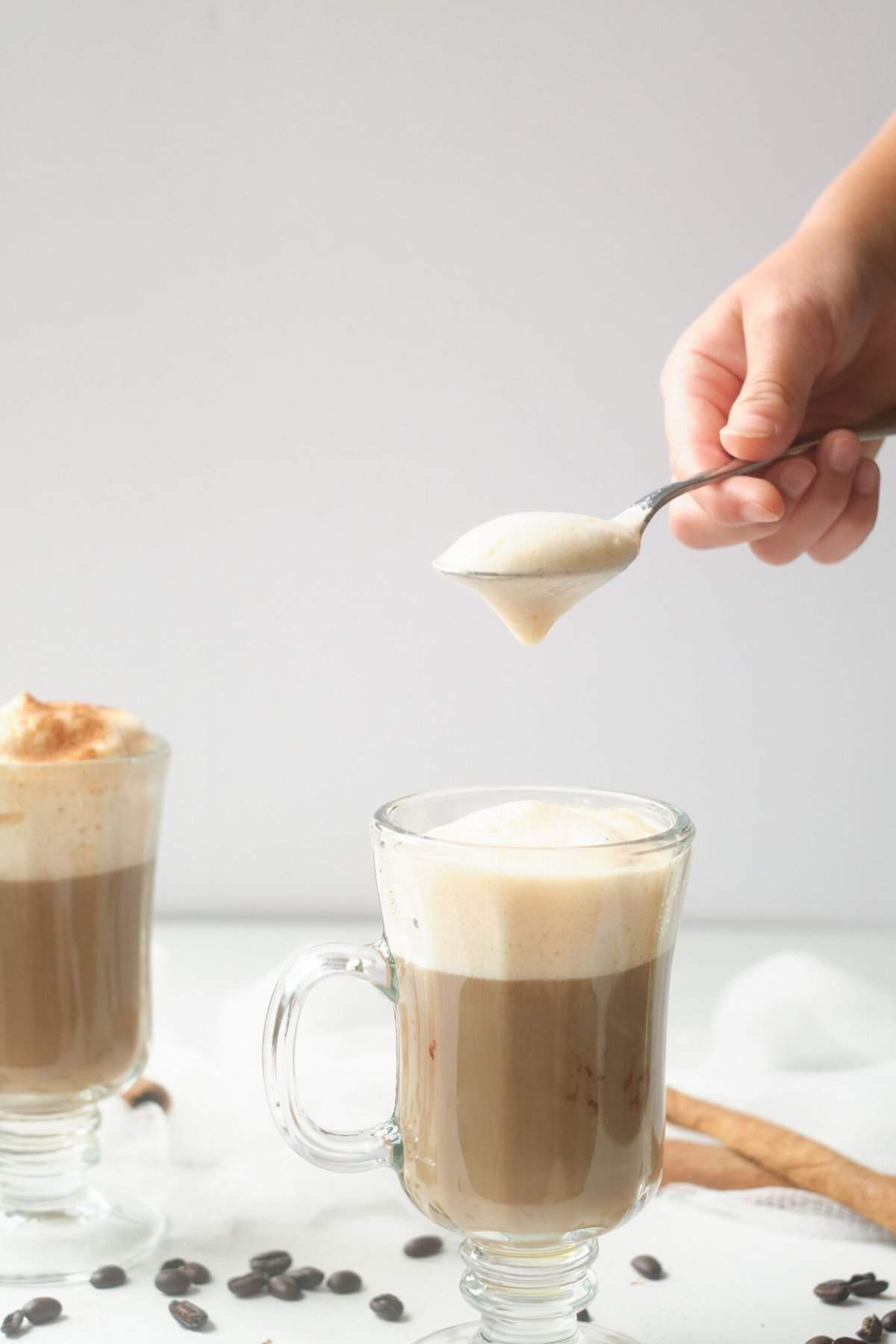 Pumpkin Smoothie Latte in glass