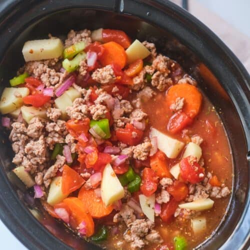 Turkey stew in crockpot