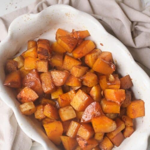 Sweet & spicy roasted butternut squash - Drizzle Me Skinny!