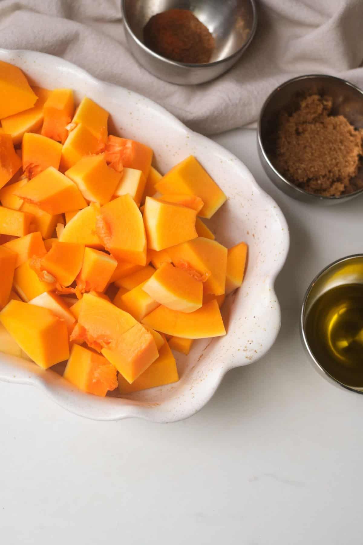 Sweet & spicy roasted butternut squash - Drizzle Me Skinny!