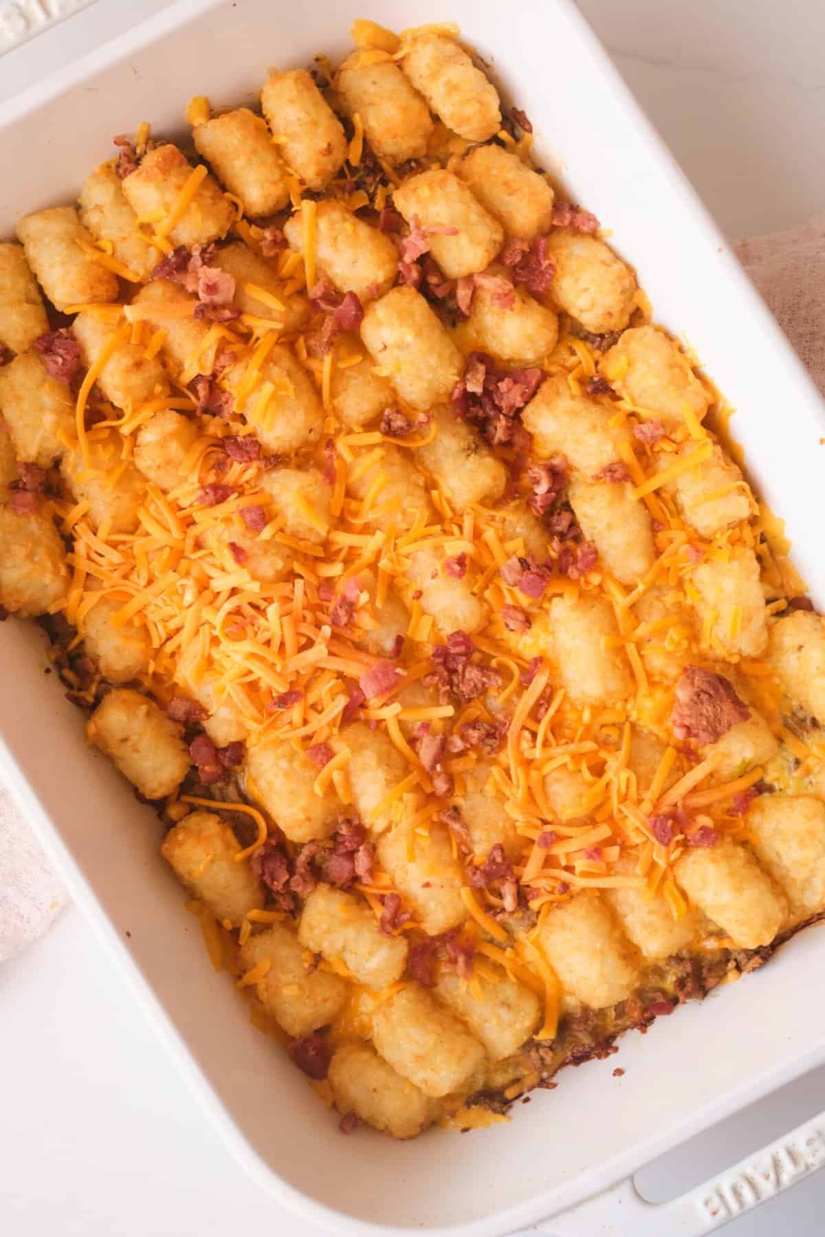 Air Fryer Tater Tot Breakfast Casserole Recipe