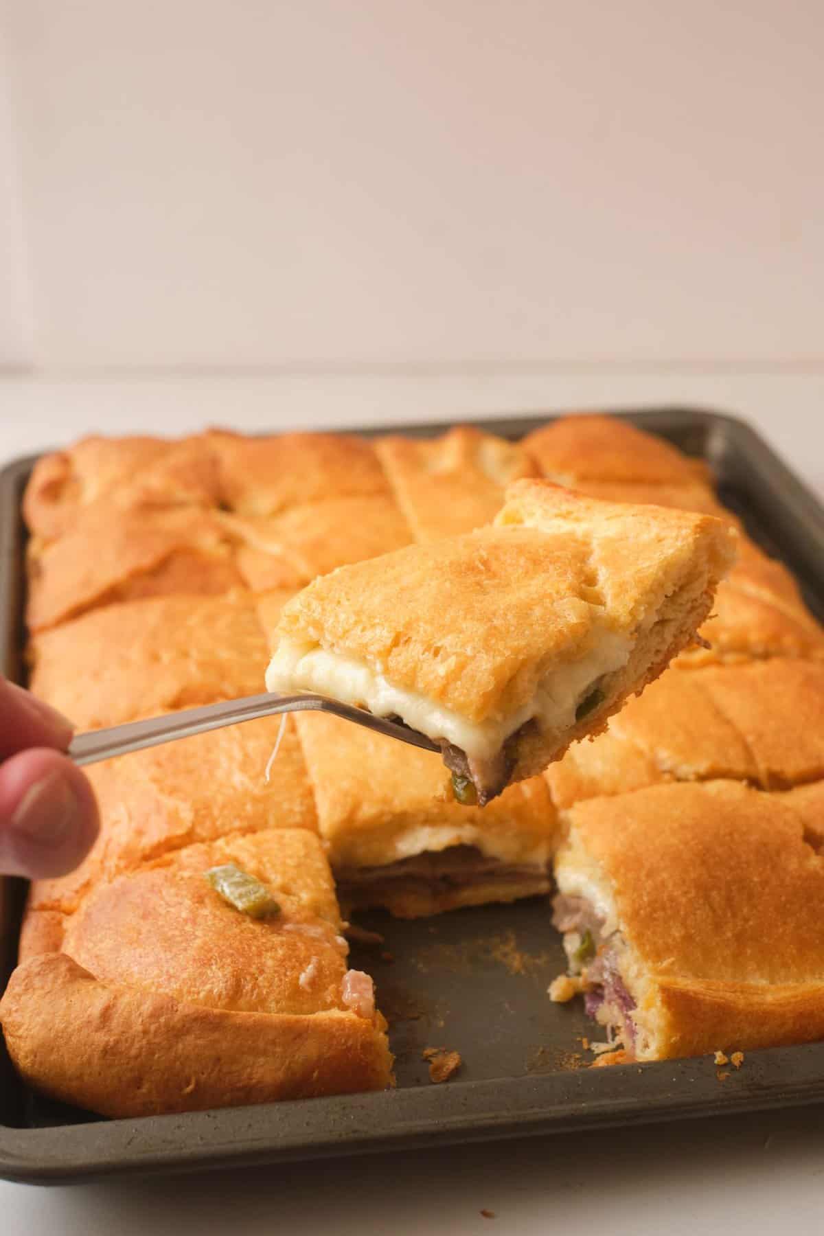 Philly style roast beef squares - Drizzle Me Skinny!