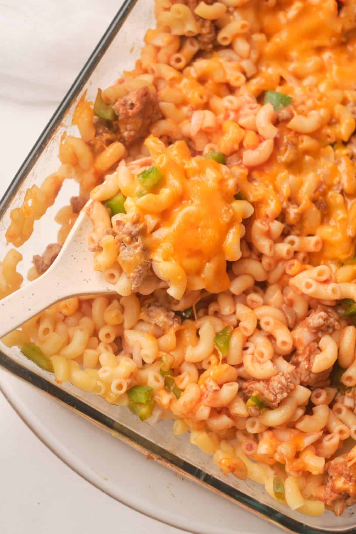 Turkey sloppy Joe pasta bake Drizzle Me Skinny!