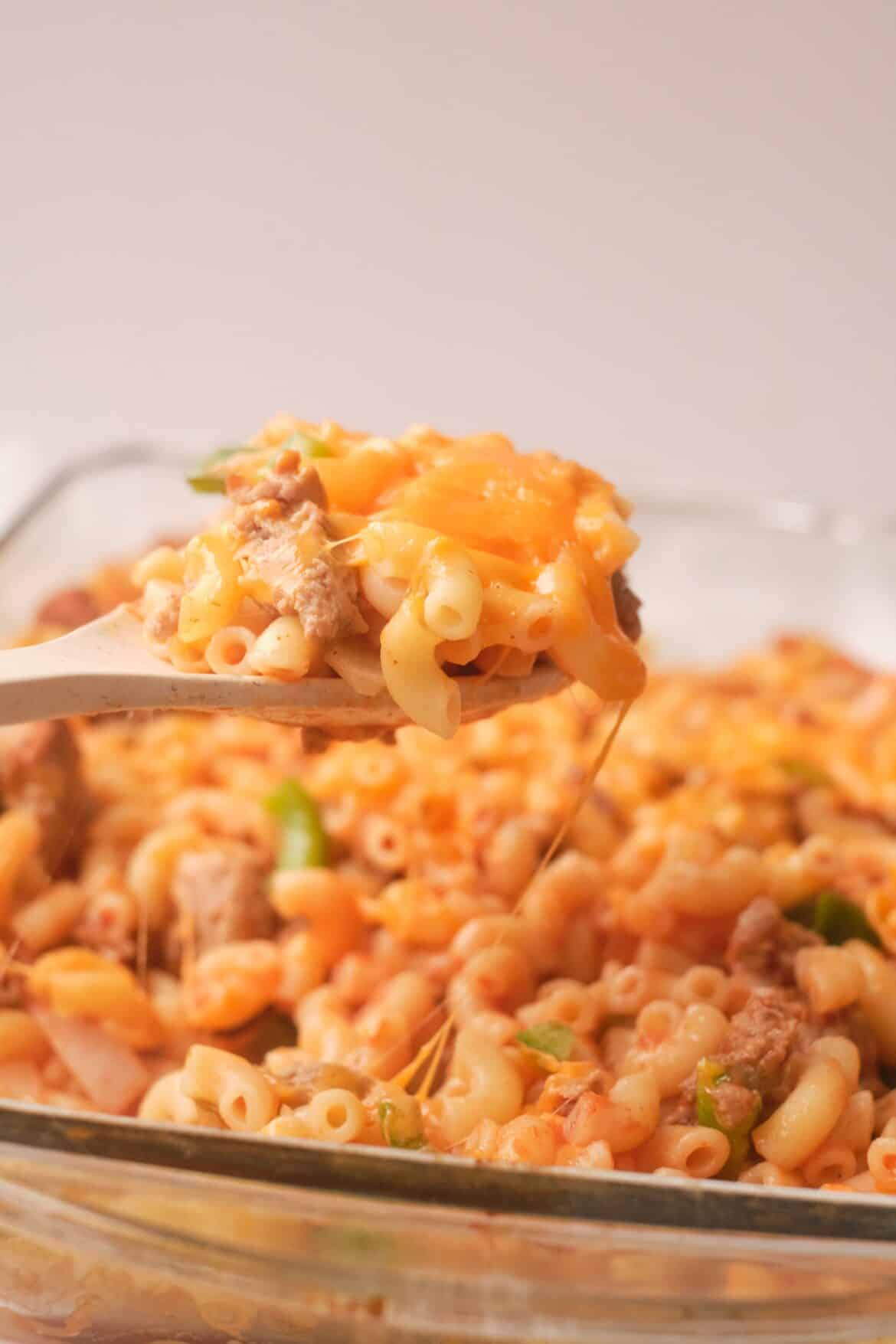 Turkey sloppy Joe pasta bake Drizzle Me Skinny!