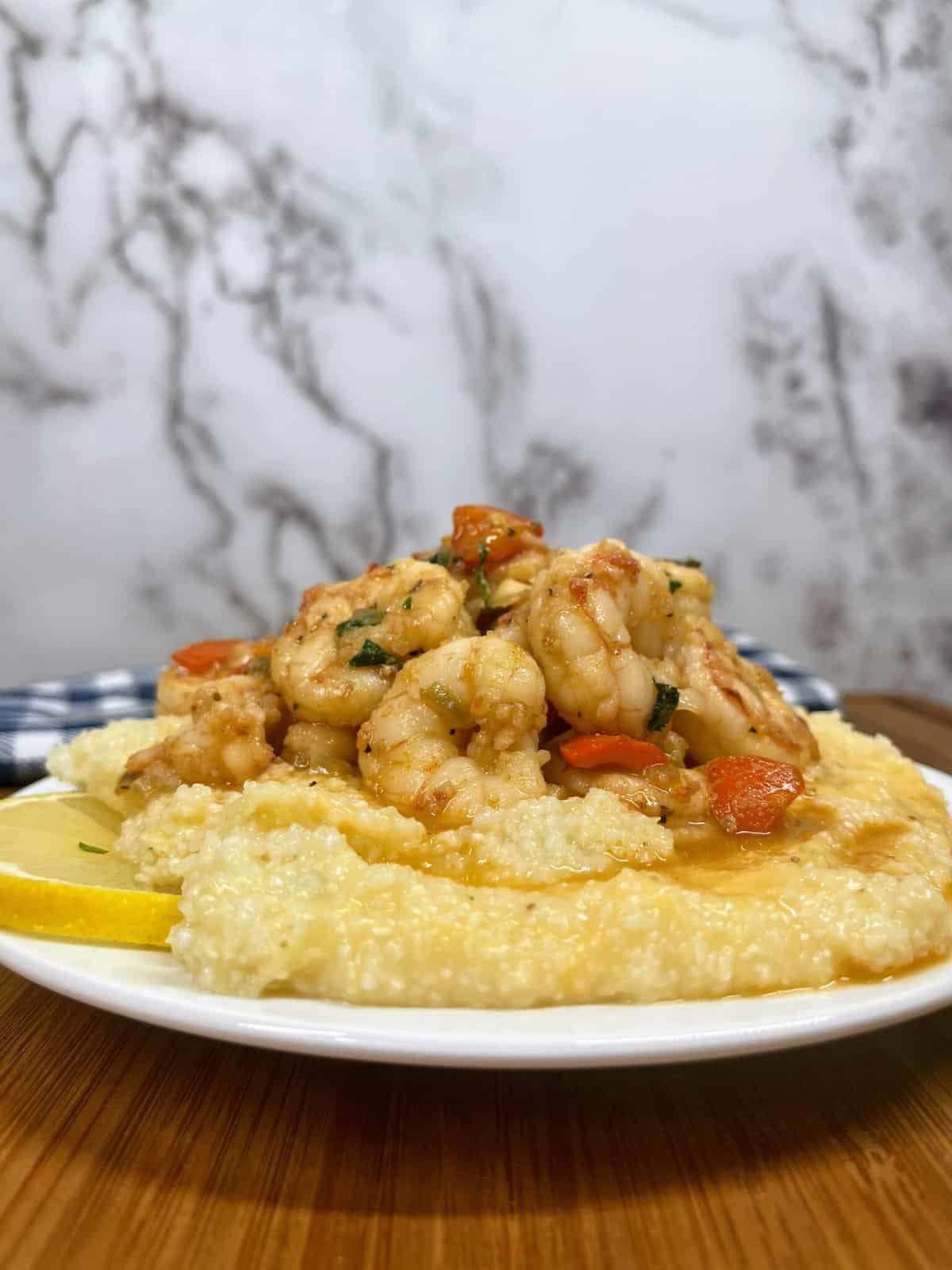 Authentic and Easy Weight Watchers Shrimp and Grits Drizzle Me Skinny!