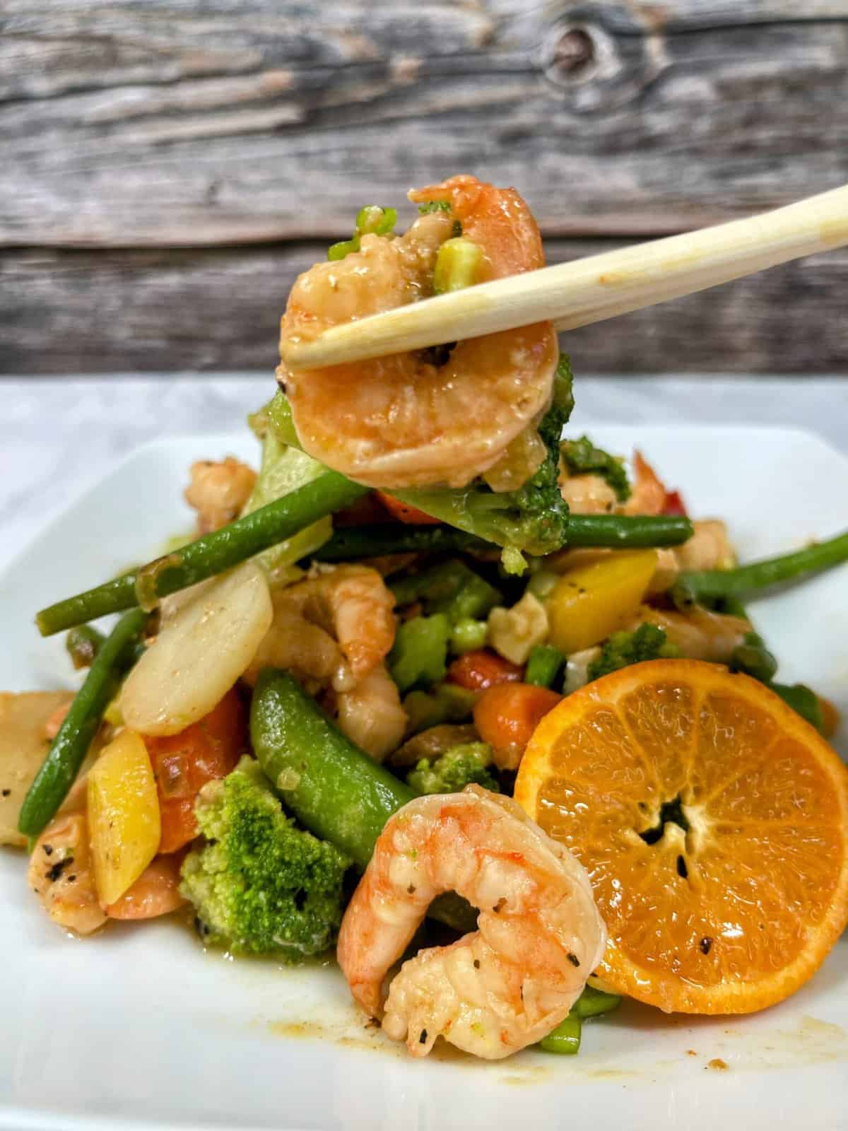 Weight Watchers Shrimp Stir Fry - Drizzle Me Skinny!