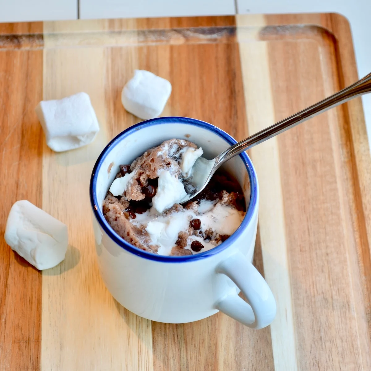hot chocolate mug cake