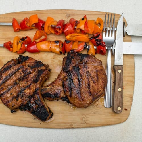 Grilling thin outlet pork chops