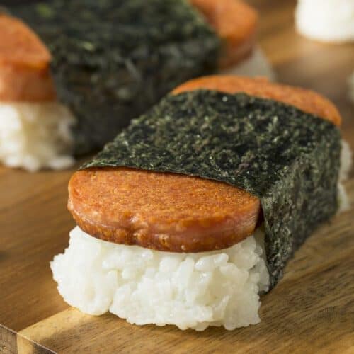 Musubi Rice and Meat Sandwich with SPAM